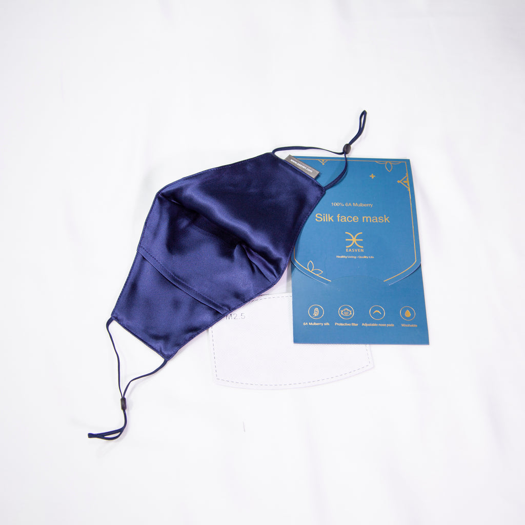 MULBERRY SILK FACE MASK - EASVEN